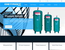 Tablet Screenshot of detroitcompressors.co.za